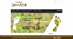 Desktop Screenshot of fundaciolasalutalta.org